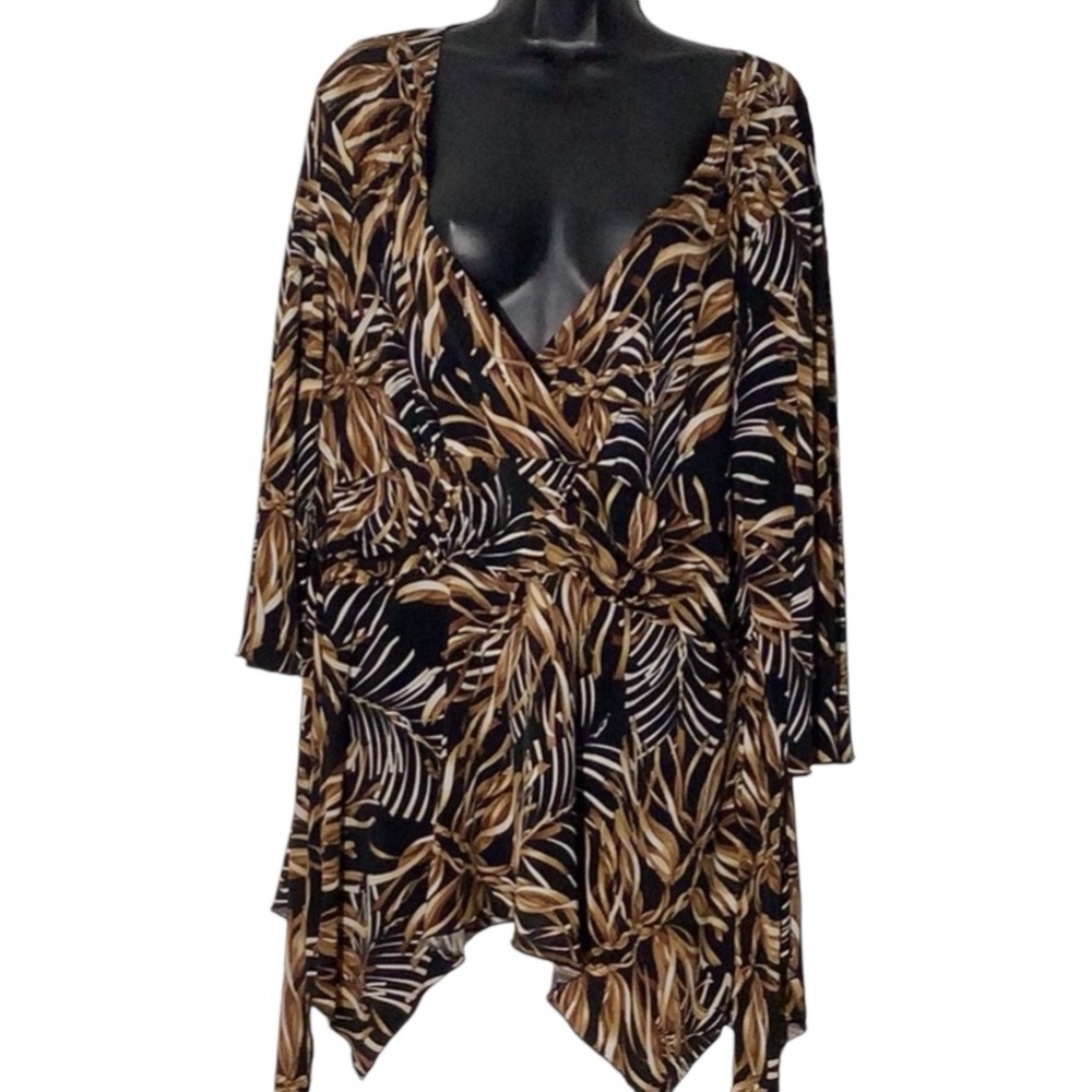 J.T.B Woman Long Sleeve Floral Top